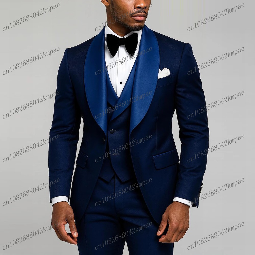 Men'S Formal Wear Rental - Nuevo traje Formal azul marino para