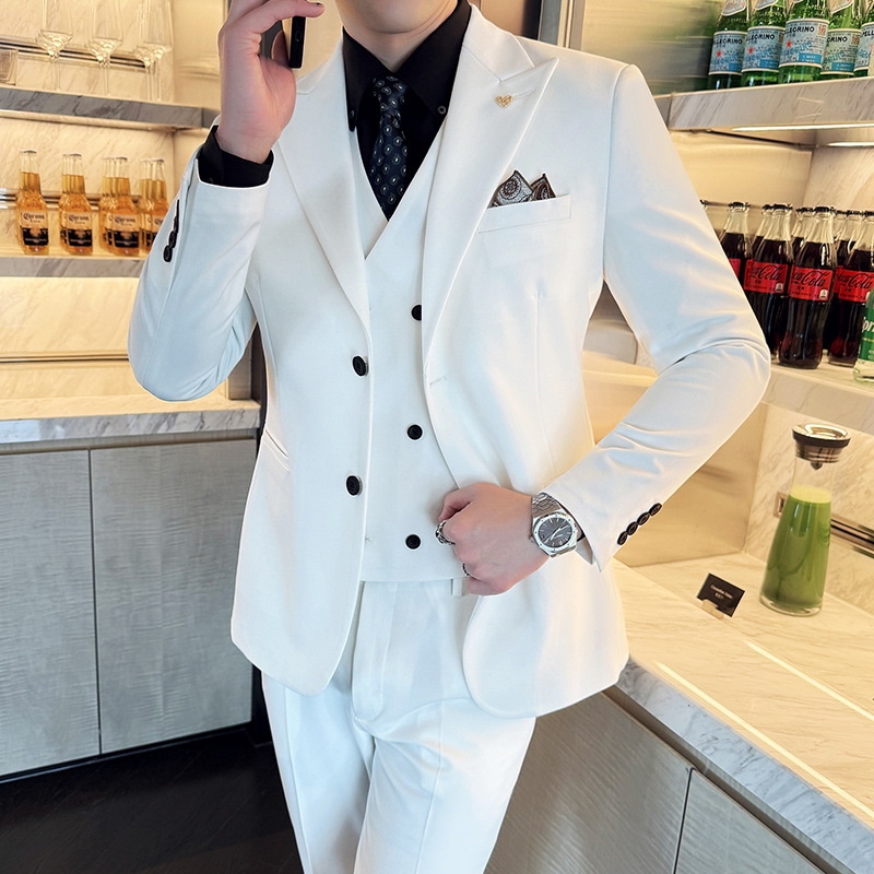 Men Formal Wear For Dinner - Trajes Blancos para Hombre de 3