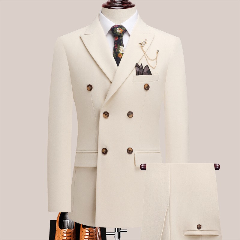 Men Formal Wear For Dinner - Conjunto de Traje para Hombre, Blanco