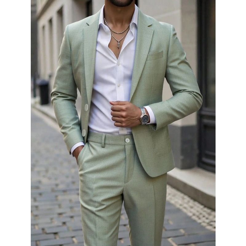 Men Formal Wear For Dinner - Conjunto de Traje y Pantalones de