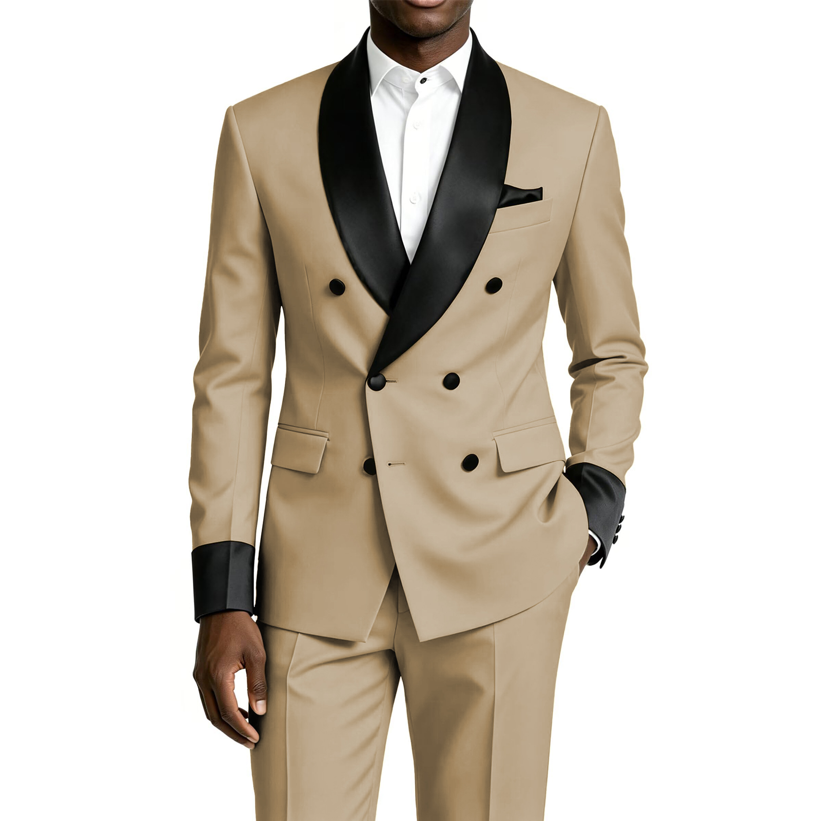 Men Formal Wear For Dinner - Traje de esmoquin para hombre de