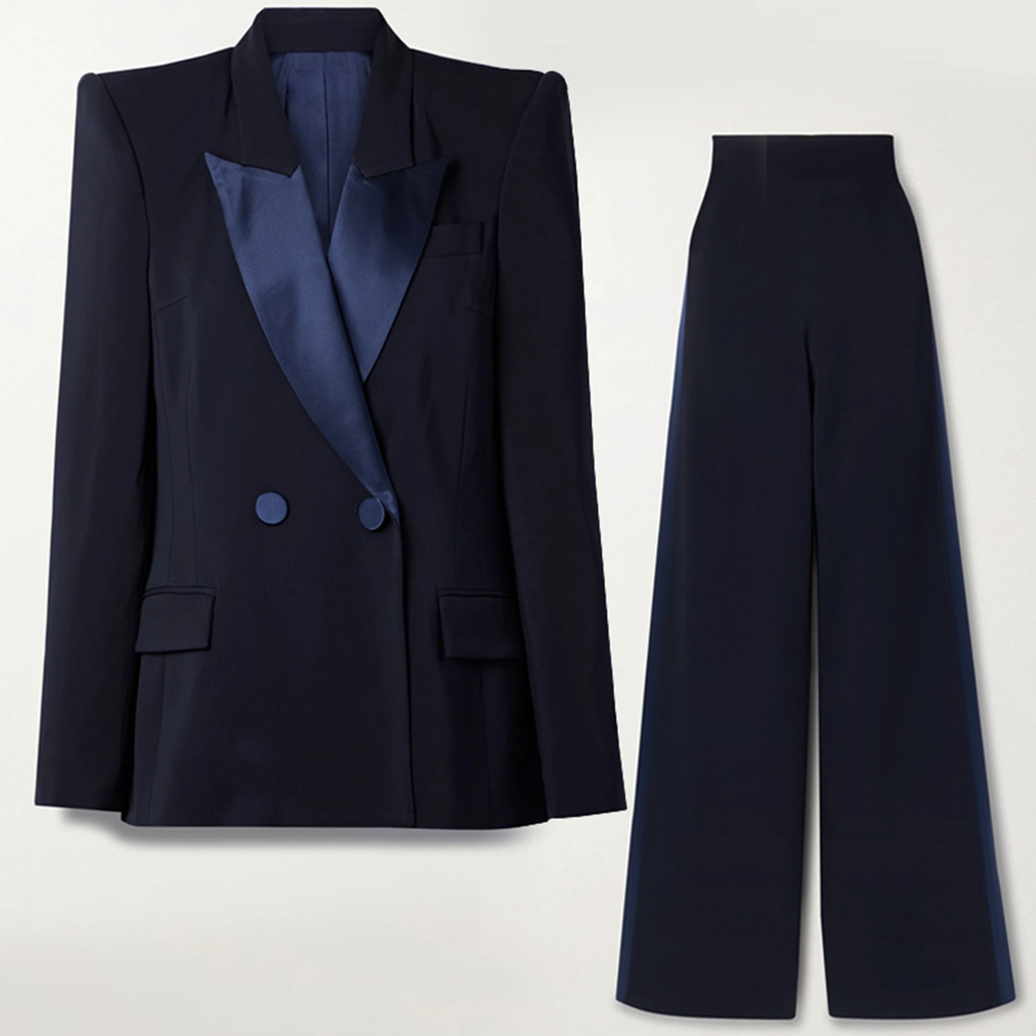 Conjunto de 2 piezas azul mari - Double Breasted Blazer reseña y precio
