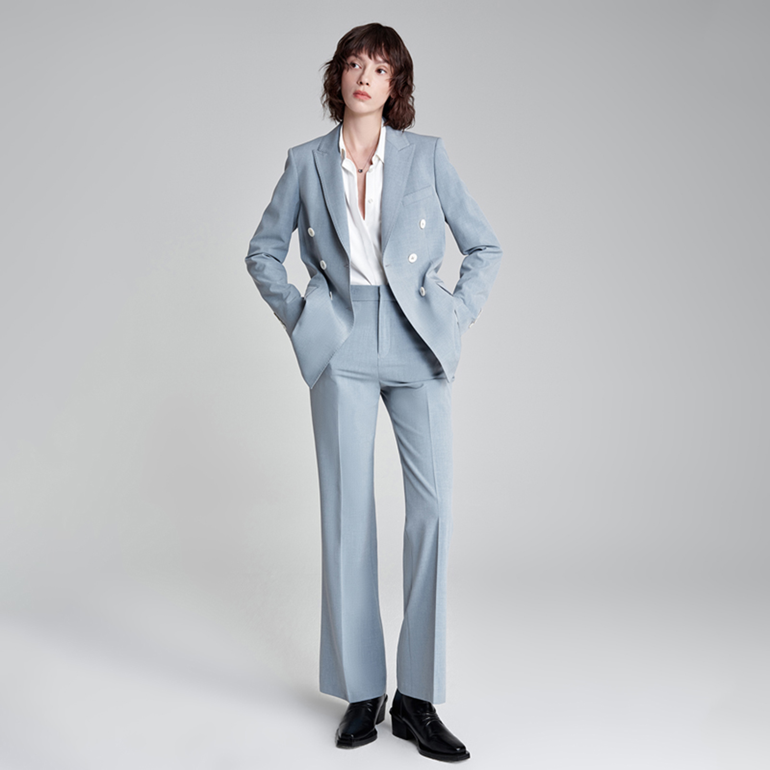 Allingentle-traje pantalón par - Double Breasted Blazer reseña y precio
