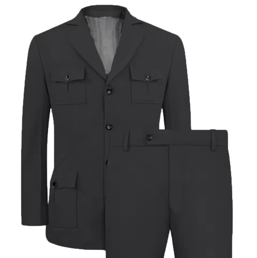 Traje de Hombre Casual Color C - Khaki Formal Wear Men reseña y precio