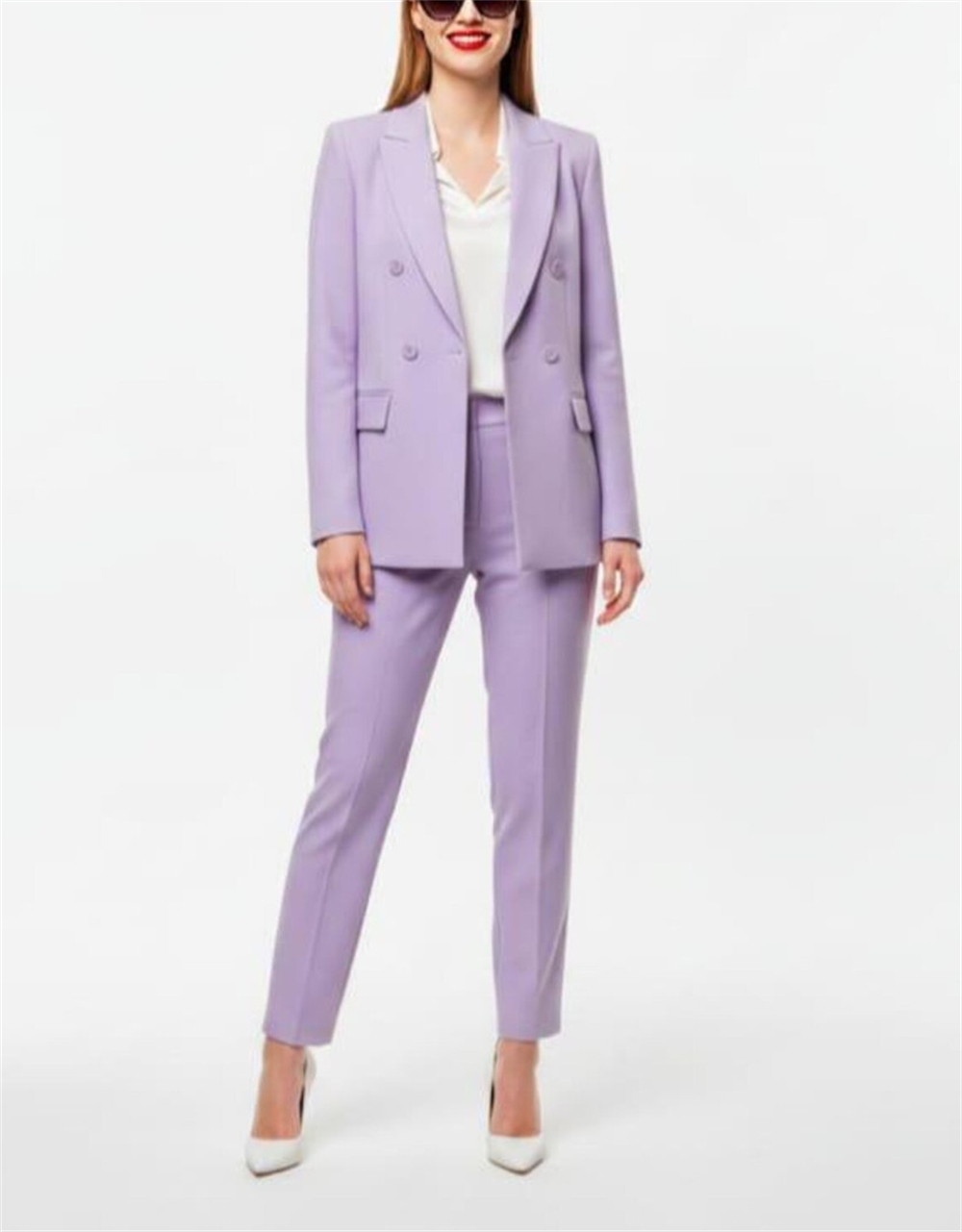 Trajes Modernos para Mujer, 2  - Double Breasted Blazer reseña y precio