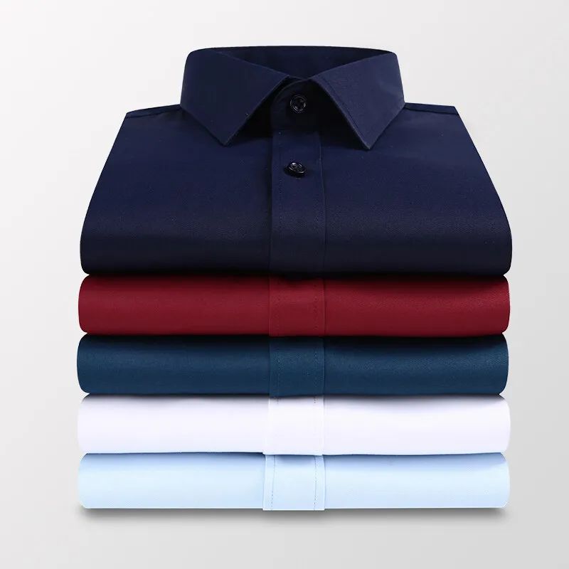 Camisas de Manga Larga para Ho - Men Formal Wear Black And White reseña y precio