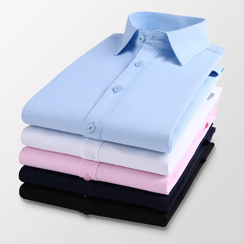 Camisas de Manga Larga para Ho - Men Formal Wear Black And White reseña y precio