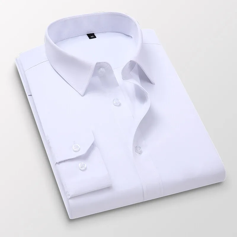 Camisas de Manga Larga para Ho - Men Formal Wear Black And White reseña y precio