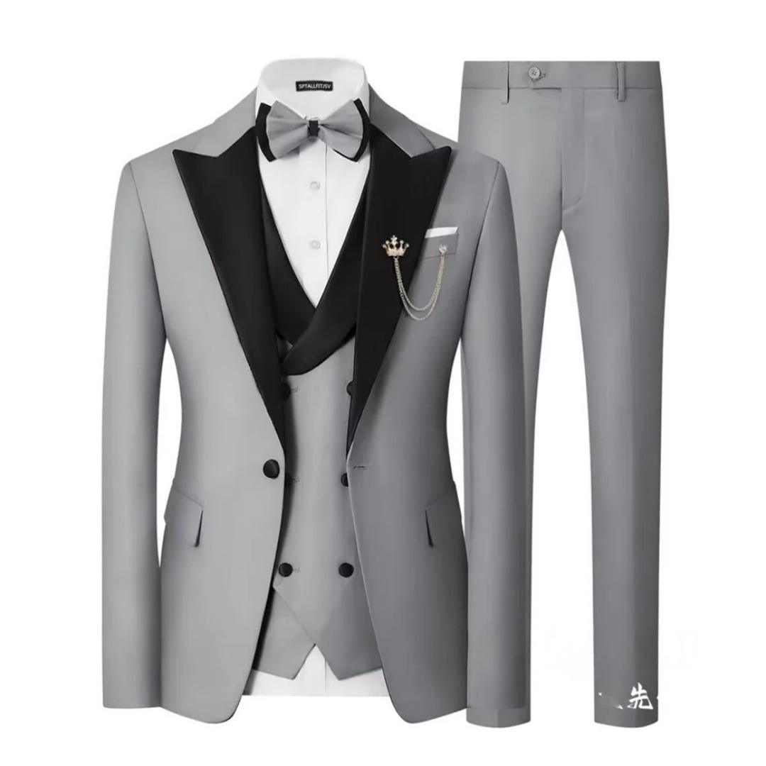 Traje de esmoquin de 3 piezas  - Men Formal Wear For Dinner reseña y precio