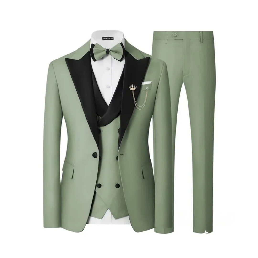 Traje de esmoquin de 3 piezas  - Men Formal Wear For Dinner reseña y precio