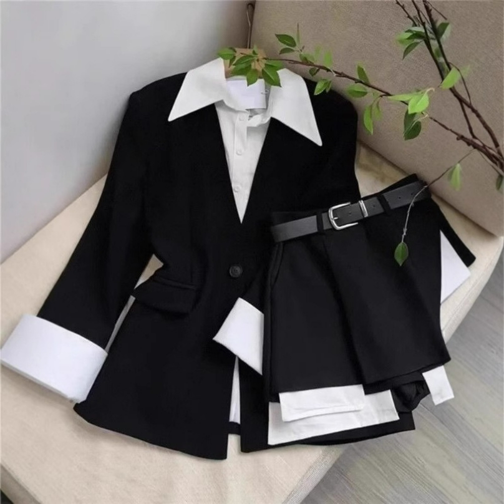 Conjunto de Dos Piezas para Mu - Double Breasted Blazer reseña y precio