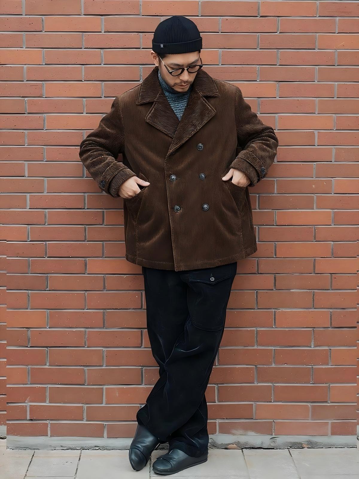 Chaqueta de Traje de Pana Vint - Double Breasted Blazer reseña y precio