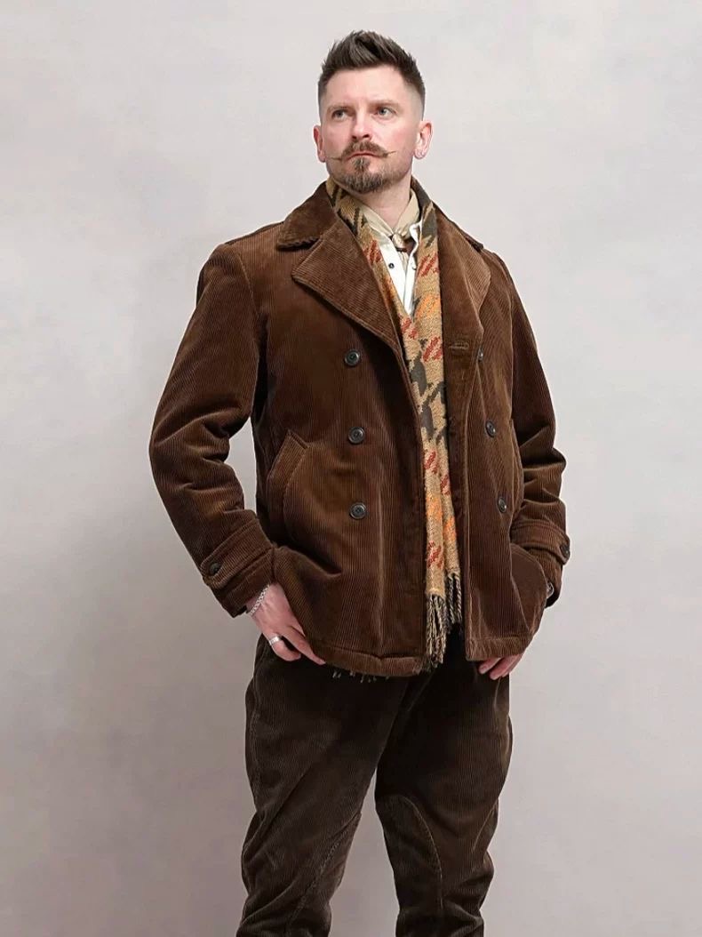 Chaqueta de Traje de Pana Vint - Double Breasted Blazer reseña y precio