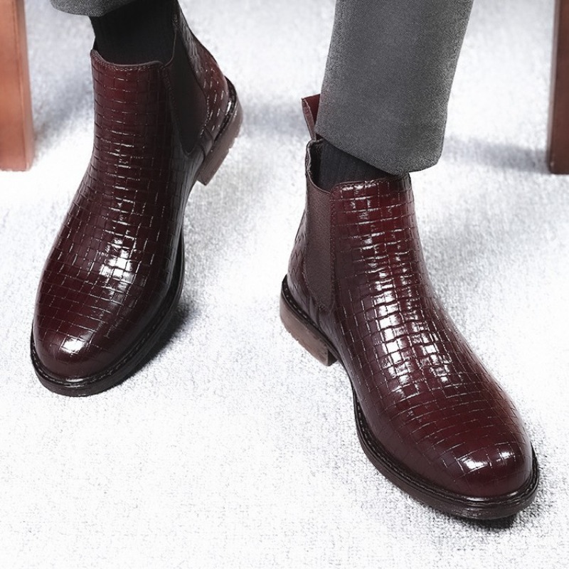 Botas Chelsea de Hombre con Pa - Men'S Formal Style reseña y precio