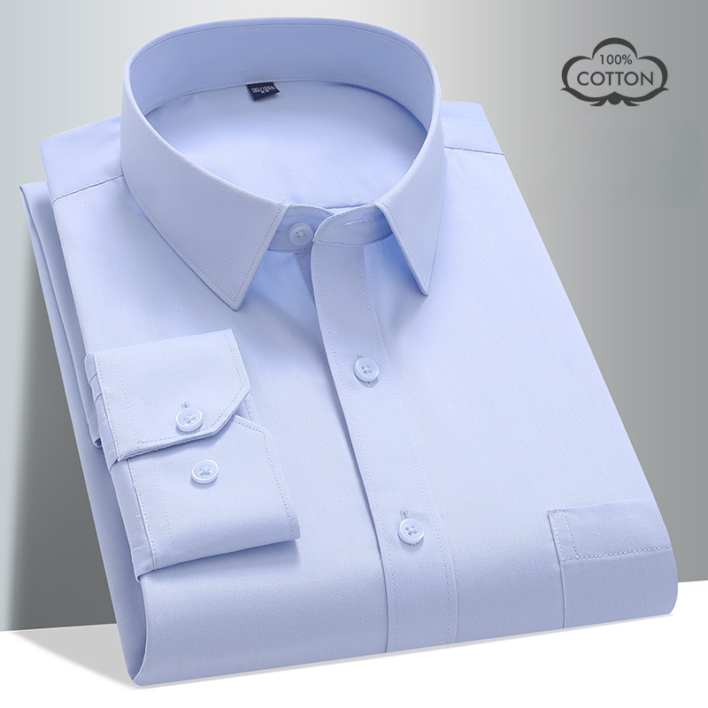 Camisa de manga larga de algod - Men Formal Wear Black And White reseña y precio