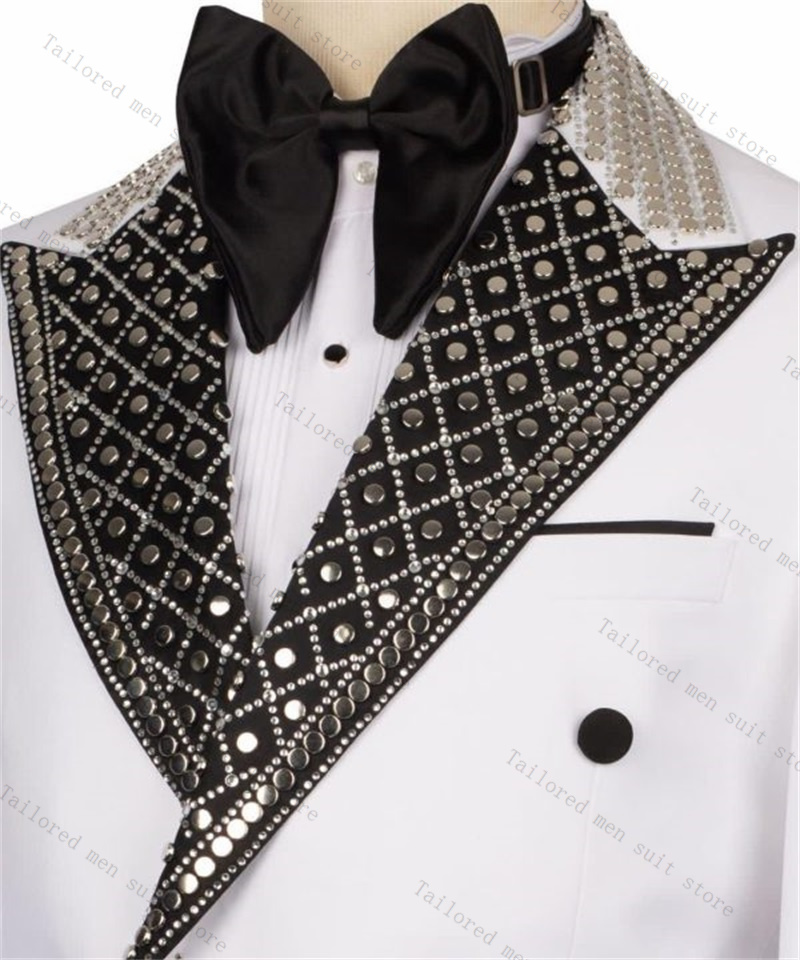 Conjunto de traje de hombre co - Men Formal Wear Black And White reseña y precio
