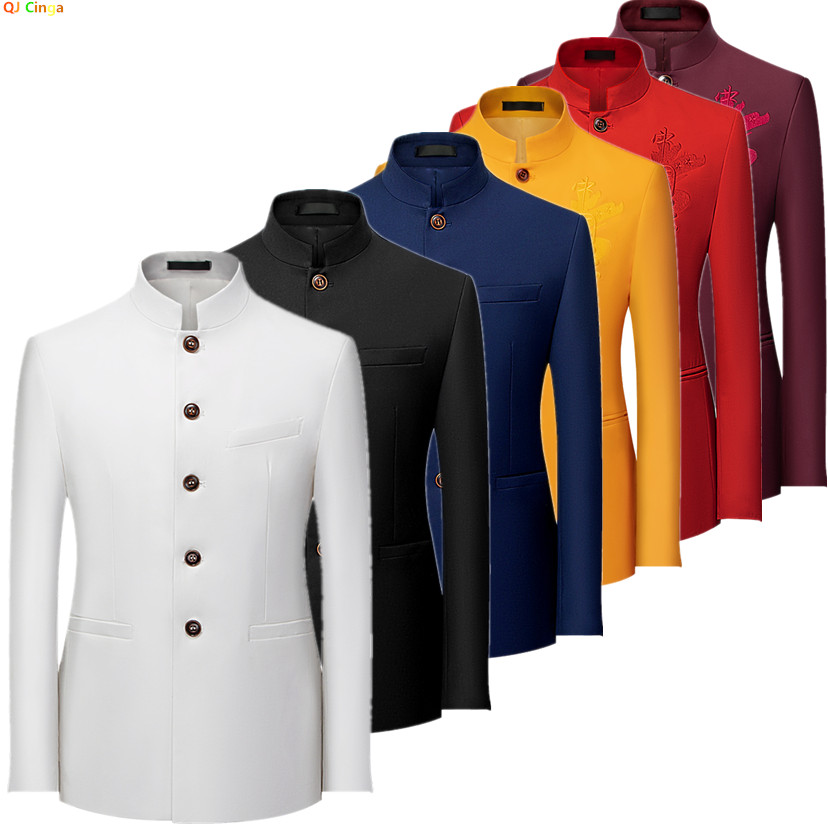 Traje de Chaqueta de Manga Lar - Men Formal Wear Black And White reseña y precio