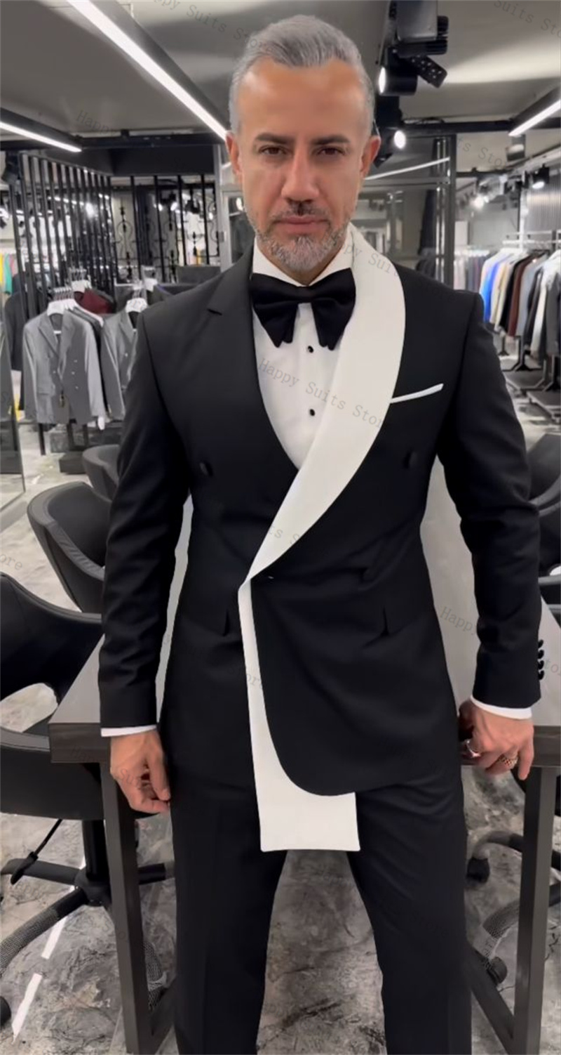 Conjunto de traje blanco y neg - Men Formal Wear Black And White reseña y precio