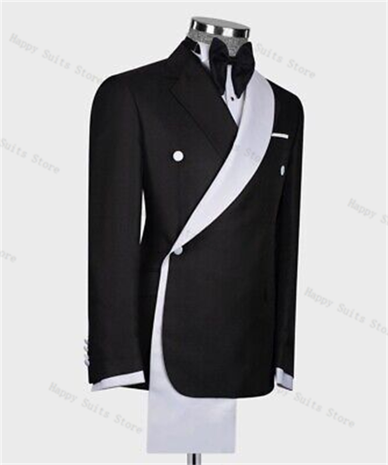 Conjunto de traje blanco y neg - Men Formal Wear Black And White reseña y precio