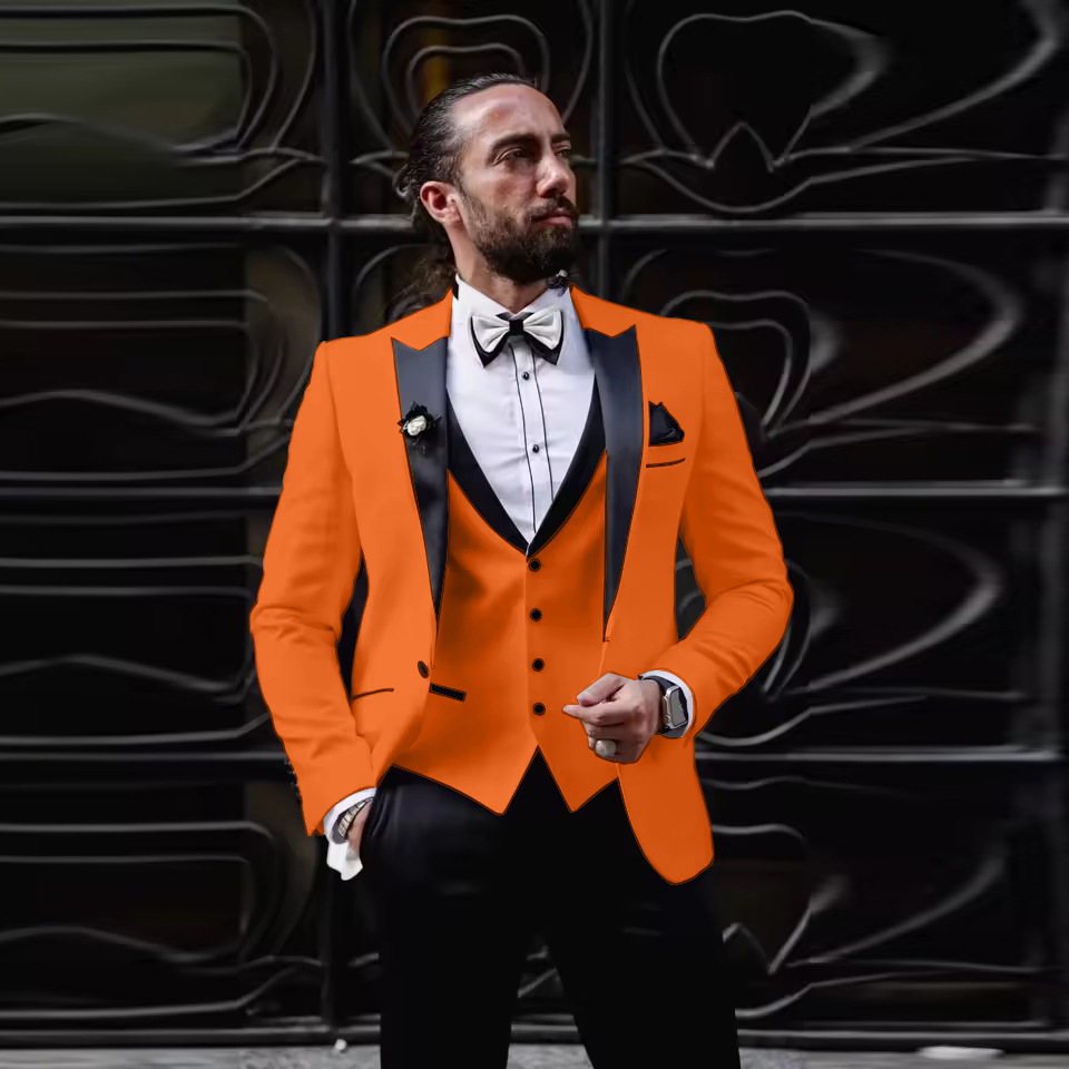 Traje de Esmoquin de 3 Piezas  - Men Formal Wear For Dinner reseña y precio