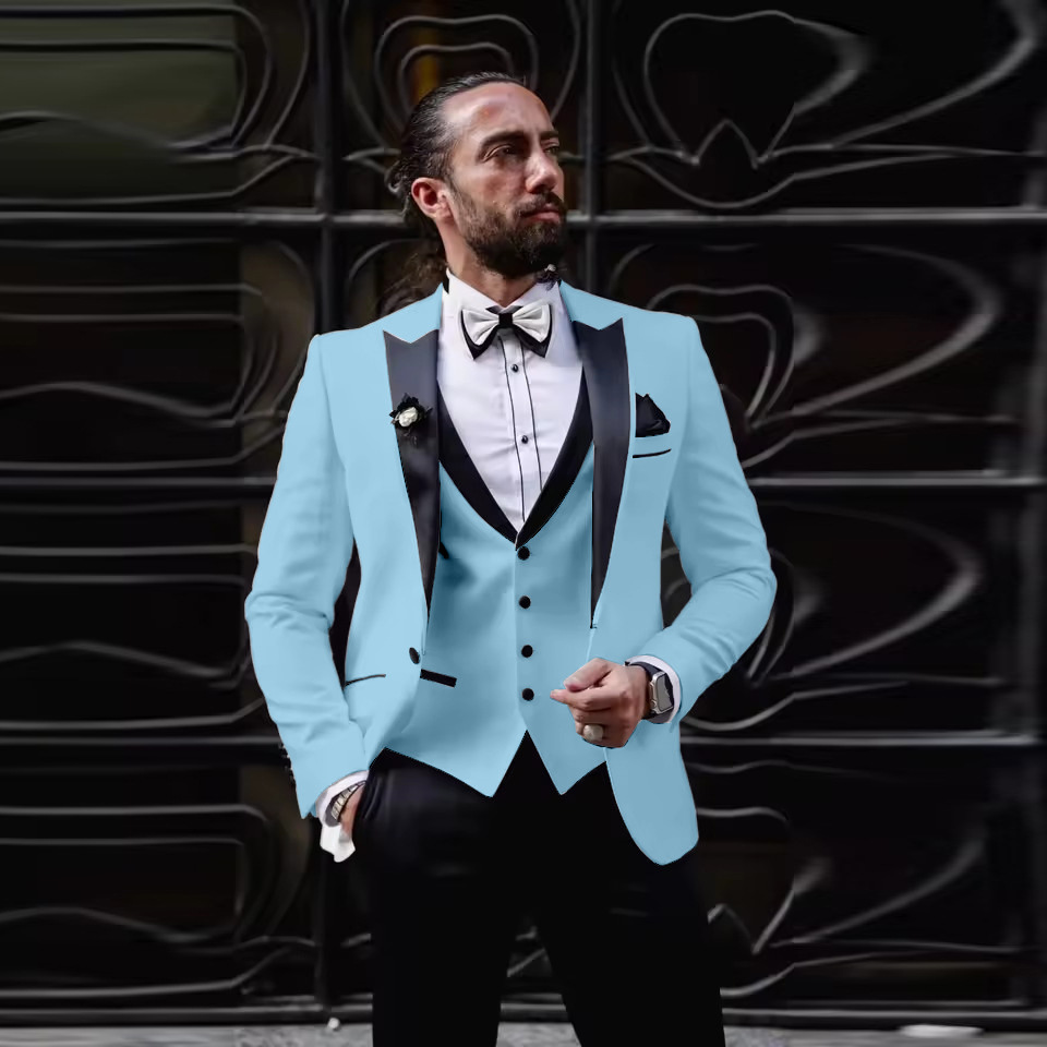 Traje de Esmoquin de 3 Piezas  - Men Formal Wear For Dinner reseña y precio