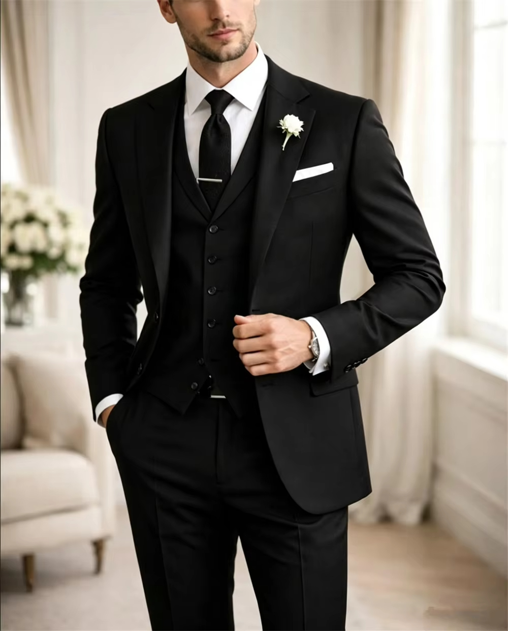 Trajes de hombre de color caqu - Khaki Formal Wear Men reseña y precio