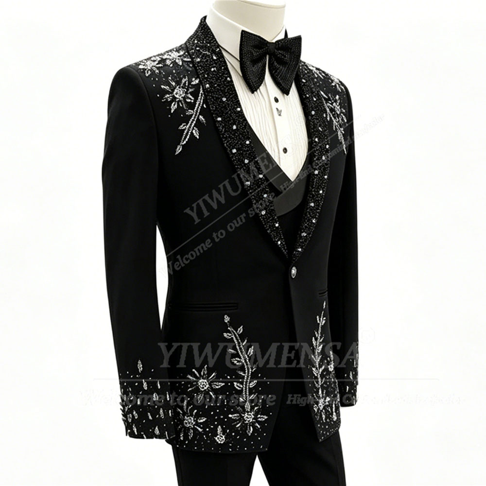 Traje de Hombre con Cristales  - Men Formal Wear For Dinner reseña y precio