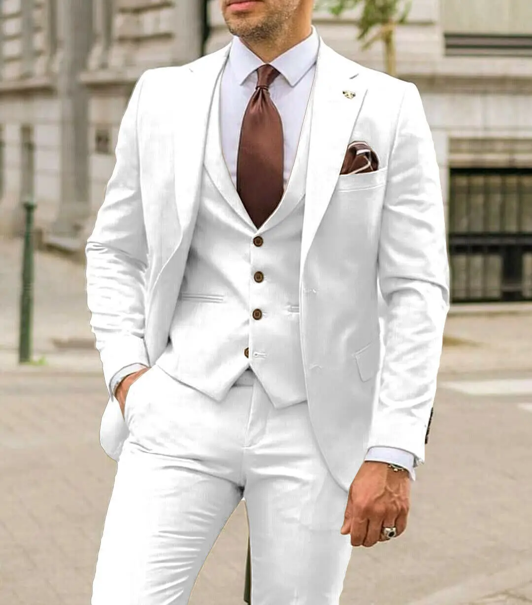 Trajes de hombre con solapa de - Men Formal Wear For Dinner reseña y precio