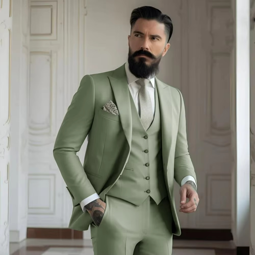 Trajes de boda color caqui par - Khaki Formal Wear Men reseña y precio
